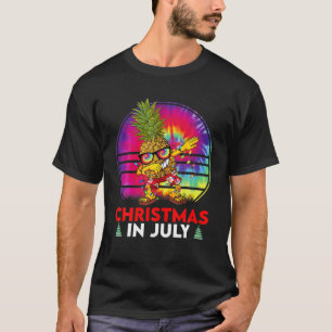Funny Gefärbte Krawatte trobbing Ananas Weihnachte T-Shirt