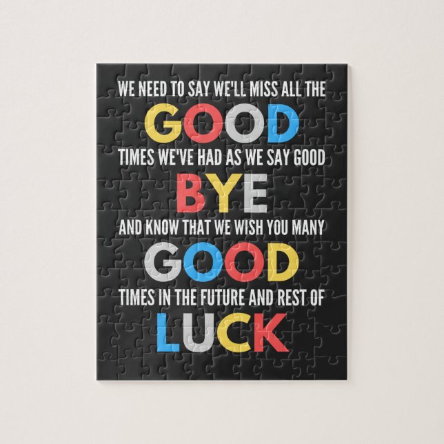 Funny geht weg Farewell (Vertikal)