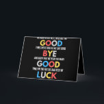 Funny geht weg Farewell Karte<br><div class="desc">Funny geht weg Farewell</div>
