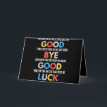 Funny geht weg Farewell Karte<br><div class="desc">Funny geht weg Farewell</div>