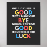 Funny geht weg Farewell