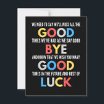 Funny geht weg Farewell Save The Date<br><div class="desc">Funny geht weg Farewell</div>