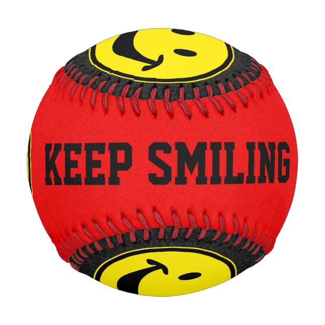Funny gelb + dein Backg. Ideen Baseball (Vorderseite)