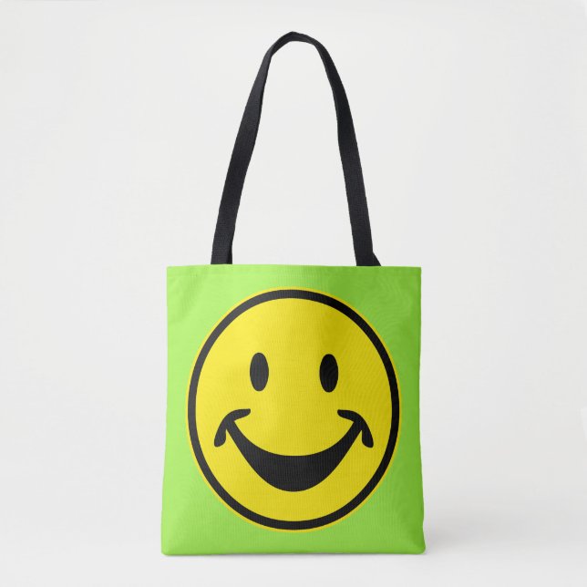 Funny gelb + dein Backg. Ideen Tasche (Vorderseite)