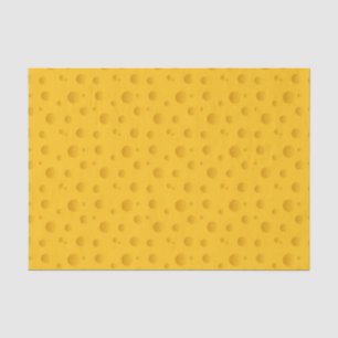 Funny Gelb Schweizer Käselöcher Muster Geschenk Seidenpapier
