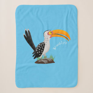 Funny Gelb Tannenvogel Safari Cartoon Sherpadecke