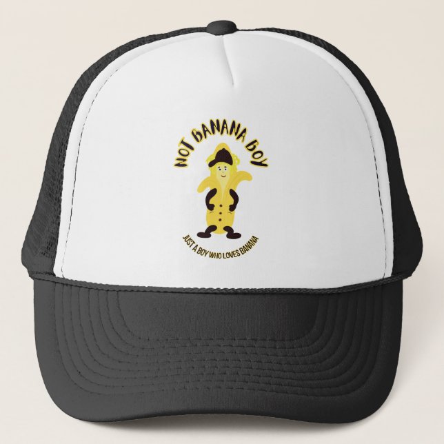 Funny Gelbe Banane Truckerkappe (Vorderseite)