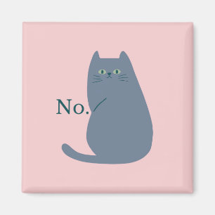 Funny Gemein Cat Magnet