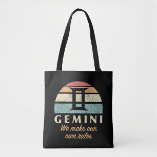 Funny Gemini Zodiac Rules Tasche