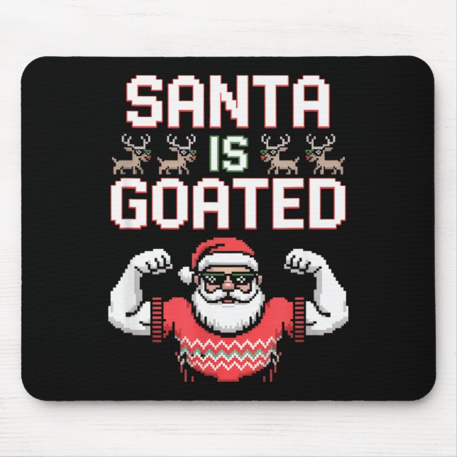 Funny Gen Alpha Gen Z Slang Funny Christmas Sweate Mousepad (Vorne)