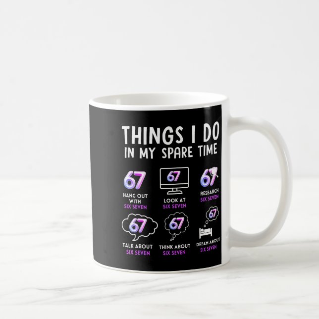 Funny Gen Alpha Lover Trend Fan Modern Youth Humor Kaffeetasse (Rechts)