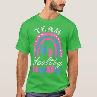 Funny Gender Enthüllung über das Party eines gesun T-Shirt