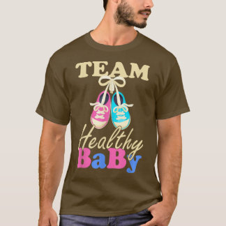 Funny Gender Enthüllung über das Party eines gesun T-Shirt