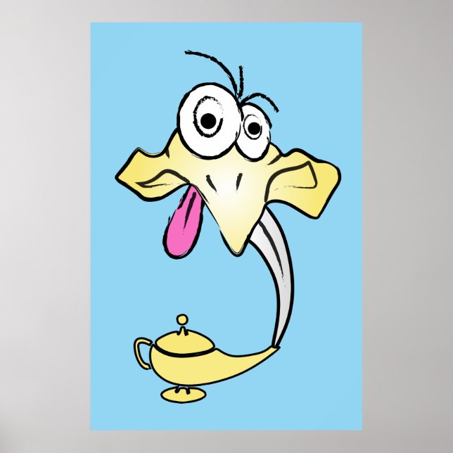 Funny Genie Poster (Vorne)