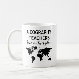 Funny Geography Teacher Geschenk Kaffee Tasse