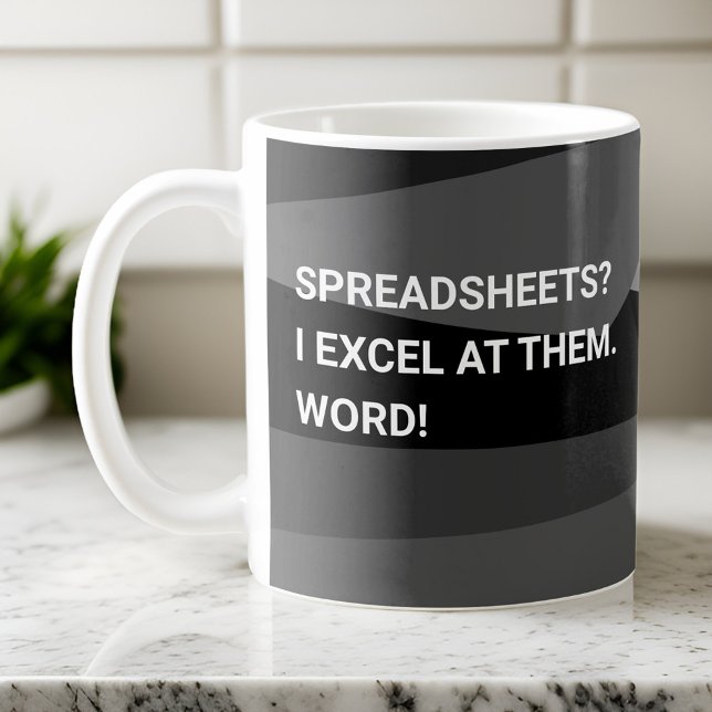 Funny Geometric Spreadsheet Coffee Tasse (Von Creator hochgeladen)