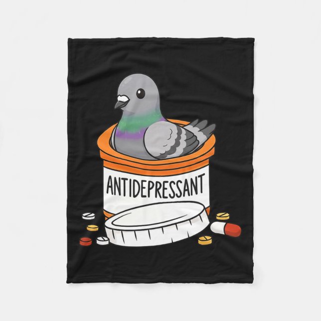 Funny Geon Anti Depressant Zoo Boys Girls Premium  Fleecedecke (Vorderseite)