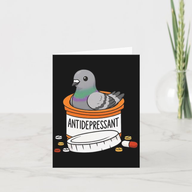 Funny Geon Anti Depressant Zoo Boys Girls Premium  Karte (Vorderseite)