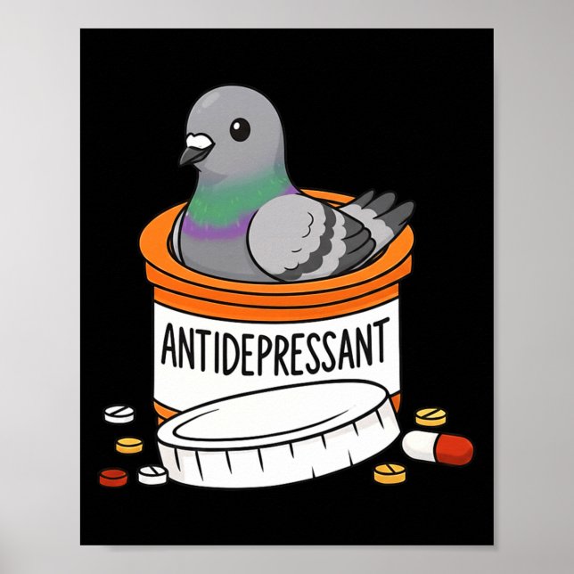 Funny Geon Anti Depressant Zoo Boys Girls Premium  Poster (Vorne)
