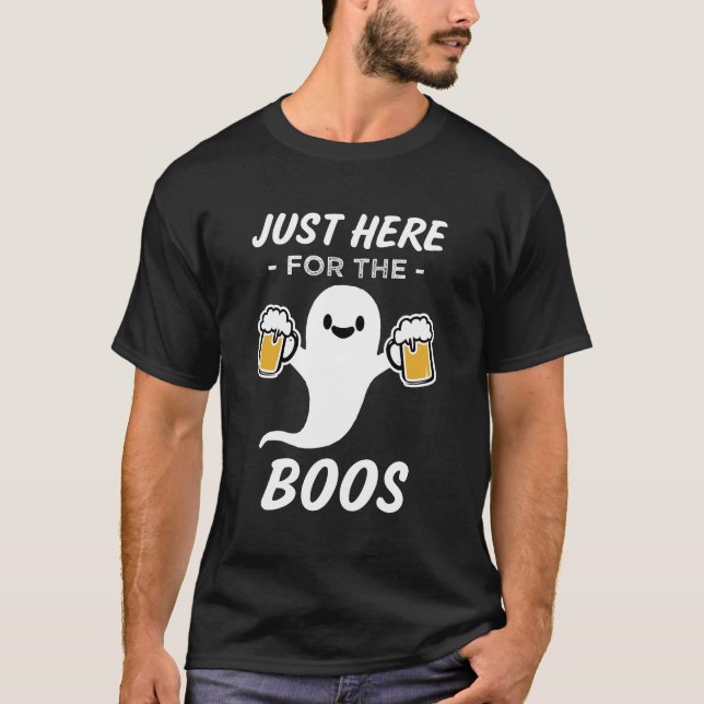 Funny gerade für das Boos Herren Halloween Shirt (Vorderseite)