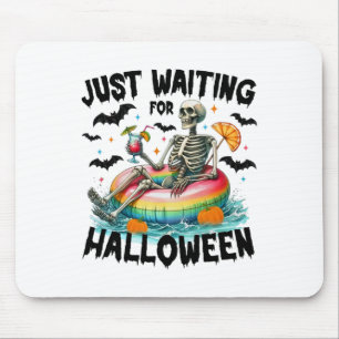Funny gerade Gewartet Halloween Skeleton Spooky V Mousepad