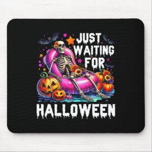 Funny gerade Gewartet Halloween Skeleton Spooky V Mousepad