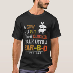 Funny geräuchert Schweinefleisch Grillgeschenk Sch T-Shirt