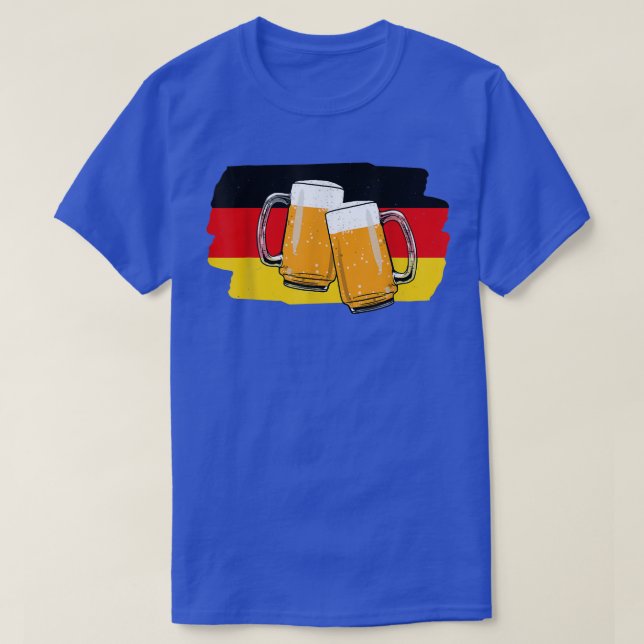 Funny German Beer  T-Shirt (Design vorne)