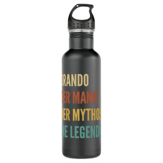 Funny German First Name Design - Brando Edelstahlflasche
