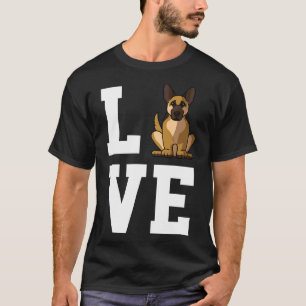 Funny German Shepherd Dog Liebe R T-Shirt