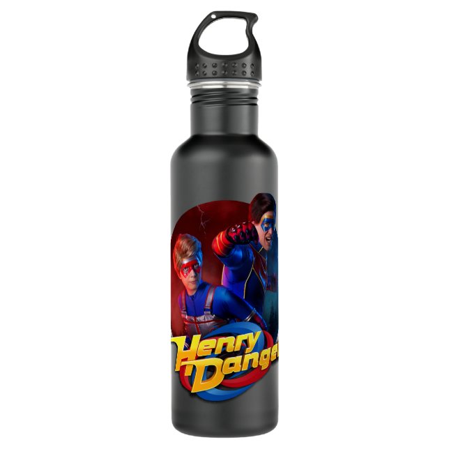 Funny Geschenk für das Duo Henry Geschenk Idee Coo Edelstahlflasche (Vorderseite)