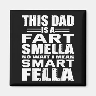 Funny Geschenk für Vater Furz Riecht Vater bedeute Magnet