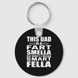 Funny Geschenk für Vater Furz Riecht Vater bedeute Schlüsselanhänger