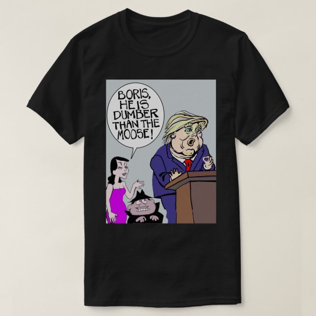 Funny Geschenke für Donald Boris und Natasha Long  T-Shirt (Design vorne)