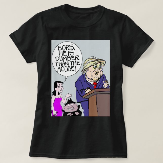 Funny Geschenke für Donald Boris und Natasha Long  T-Shirt (Design vorne)