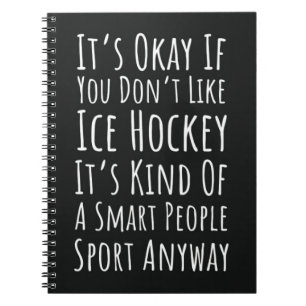 Funny Geschenke für Eishockey Liebhaber Spielerang Notizblock