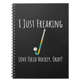 Funny Geschenke für Field Hockey Spieler Sport Tea Notizblock