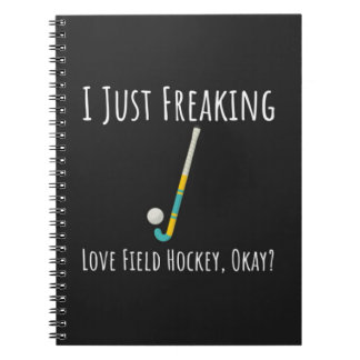 Funny Geschenke für Field Hockey Spieler Sport Tea Notizblock
