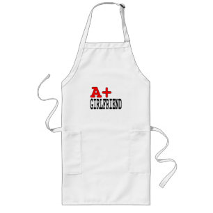 Funny Geschenke für Girlfreunde: A+ Girl Lange Schürze