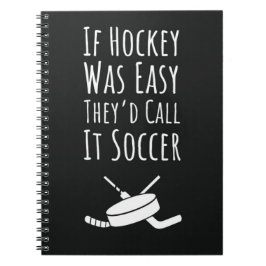 Funny Geschenke für Hockey Fans Zitat Spieler Love Notizblock
