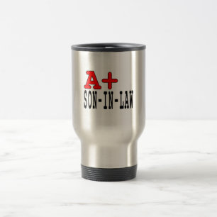 Funny Geschenke für Söhne im Recht: A+ Sohn des  Reisebecher