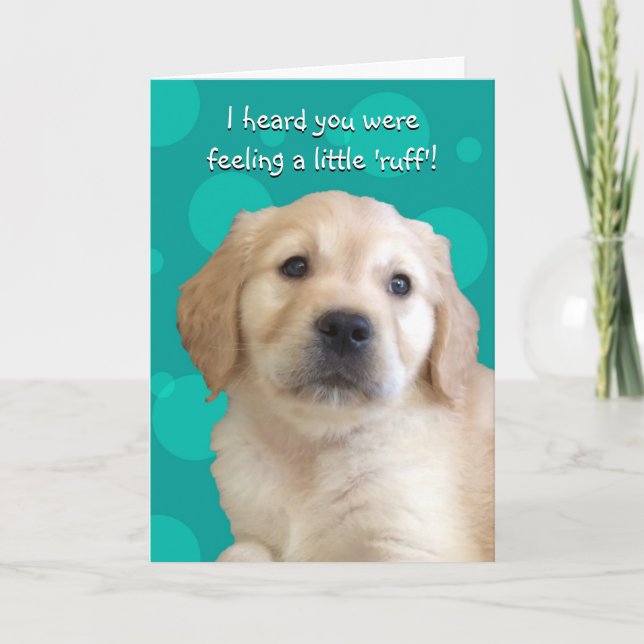 Funny Get Well Card Karte (Vorderseite)