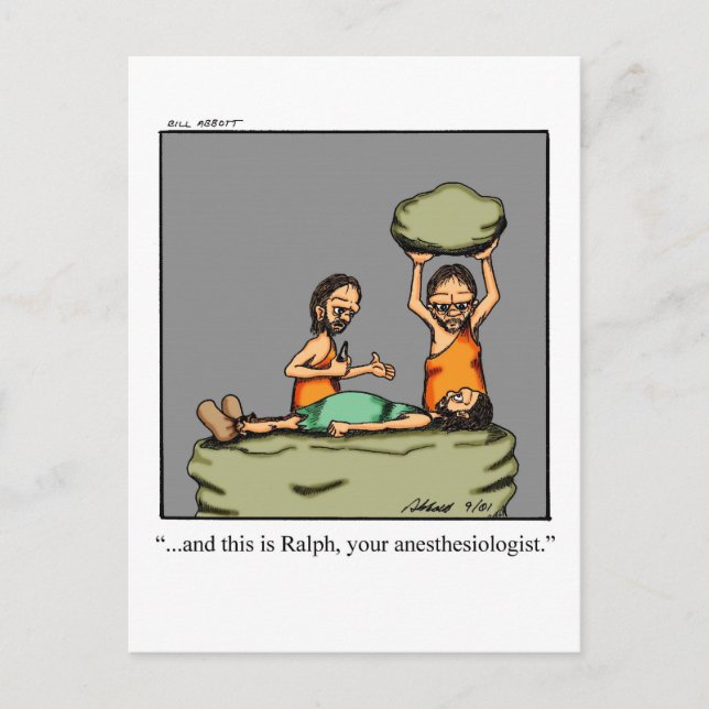 Funny Get Well Carte postale (Devant)