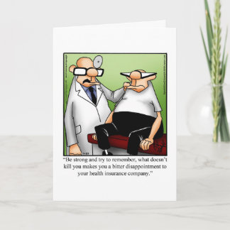 Funny Get Well Greycard Karte