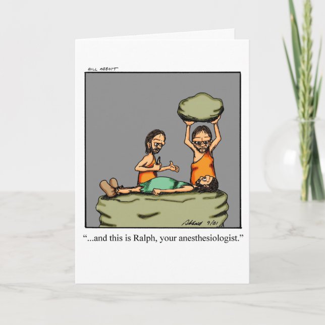 Funny Get Well Spaß Grußkarte Karte (Vorderseite)