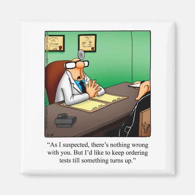 Funny Get Well Spaß Magnet (Vorne)