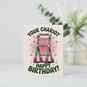 Funny GetOlder Geburtstag Walker Geburtstag alt Feiertagskarte