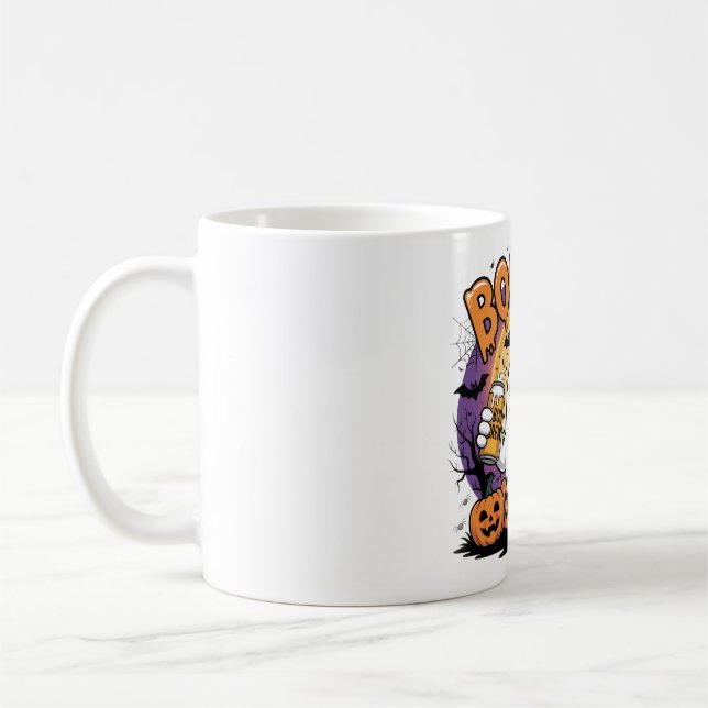 Funny Ghost "Boosch Halloween Design Kaffeetasse (Links)
