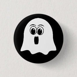Funny Ghost emoji! Button