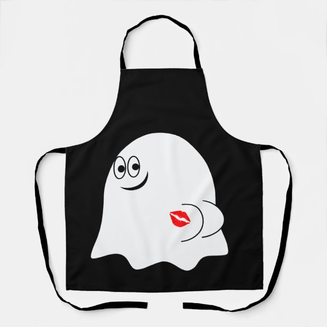 Funny Ghost emoji! Schürze (Vorderseite)